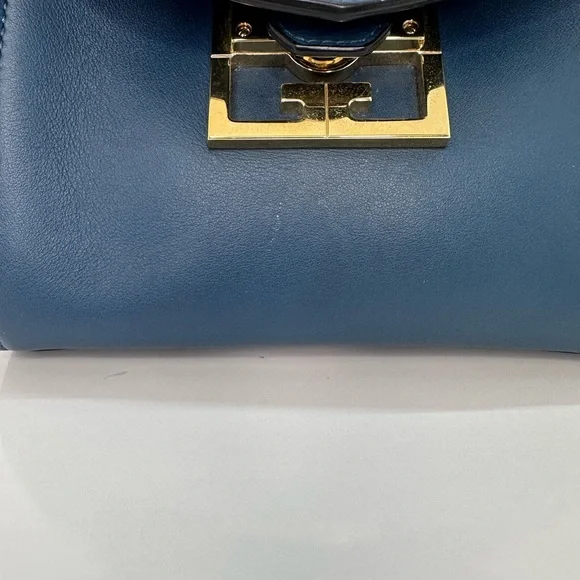 Sold❌Givenchy Blue HOST PICK 🎉and Gold Mini Bag with Structured Design - Picture 15 of 15
